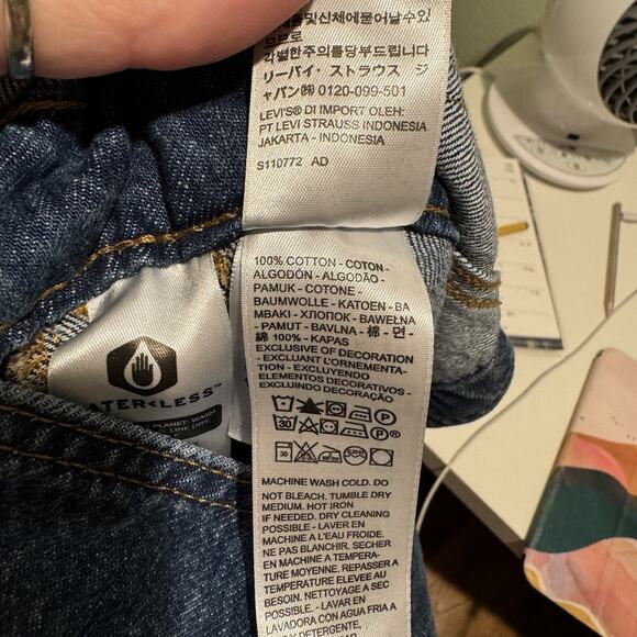 Levis Denim Bib Overalls Size Small - Picture 7 of 8